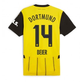 Pánské fotbalový oblečení Borussia Dortmund Maximilian Beier #14 Domácí košile 2024-25 Krátkým Rukávem